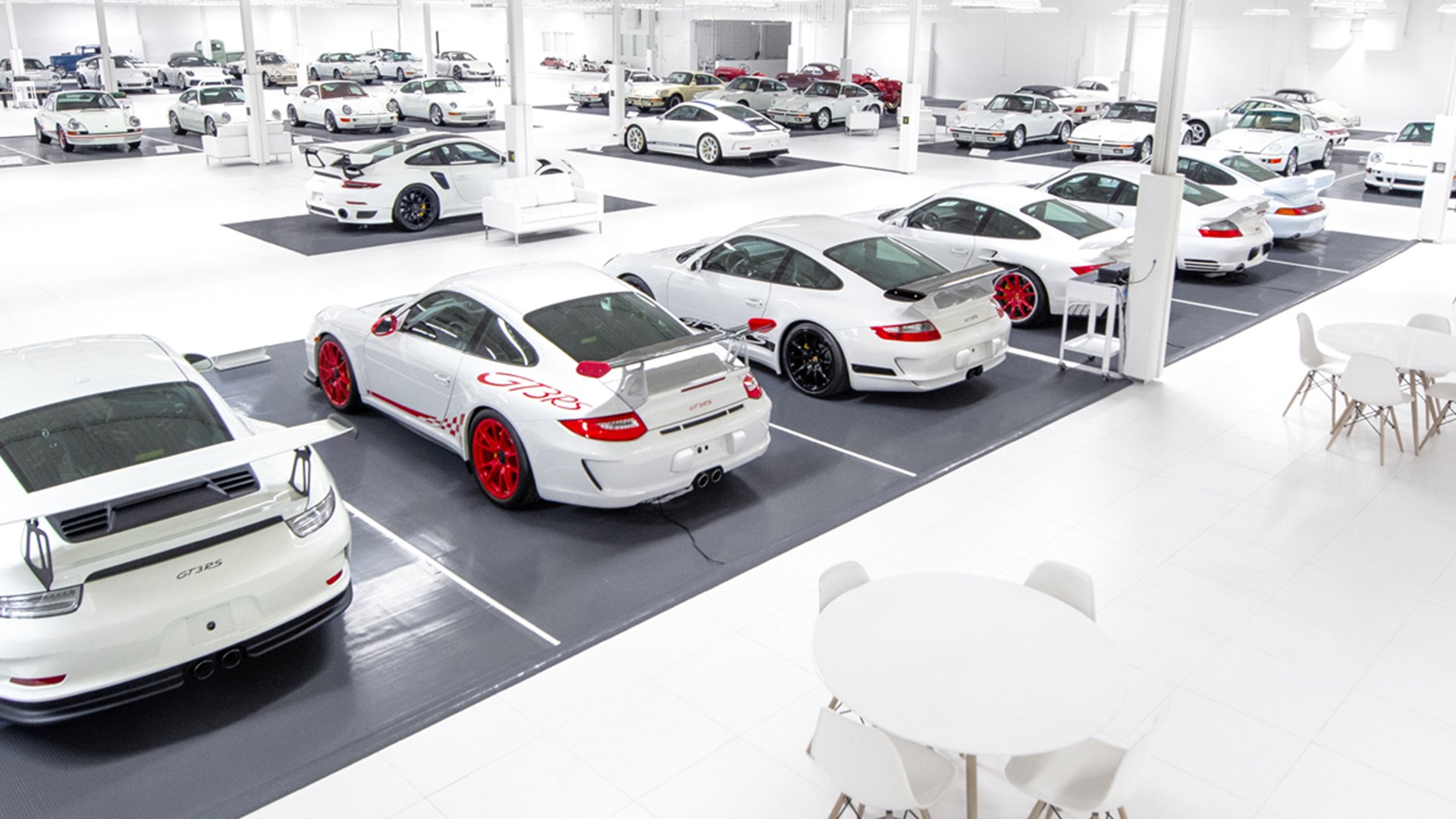 White Collection Of Porsches This 'White Collection' Of 56 Porsche Supercars Is Up For