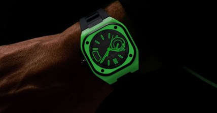 The Latest Bell &amp; Ross BR-X5 Watch Has A Green Glow-In-The-Dark Case