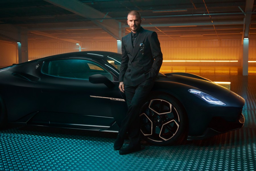 Exclusive First Look: David Beckham Debuts Maserati MC20 'Notte ...