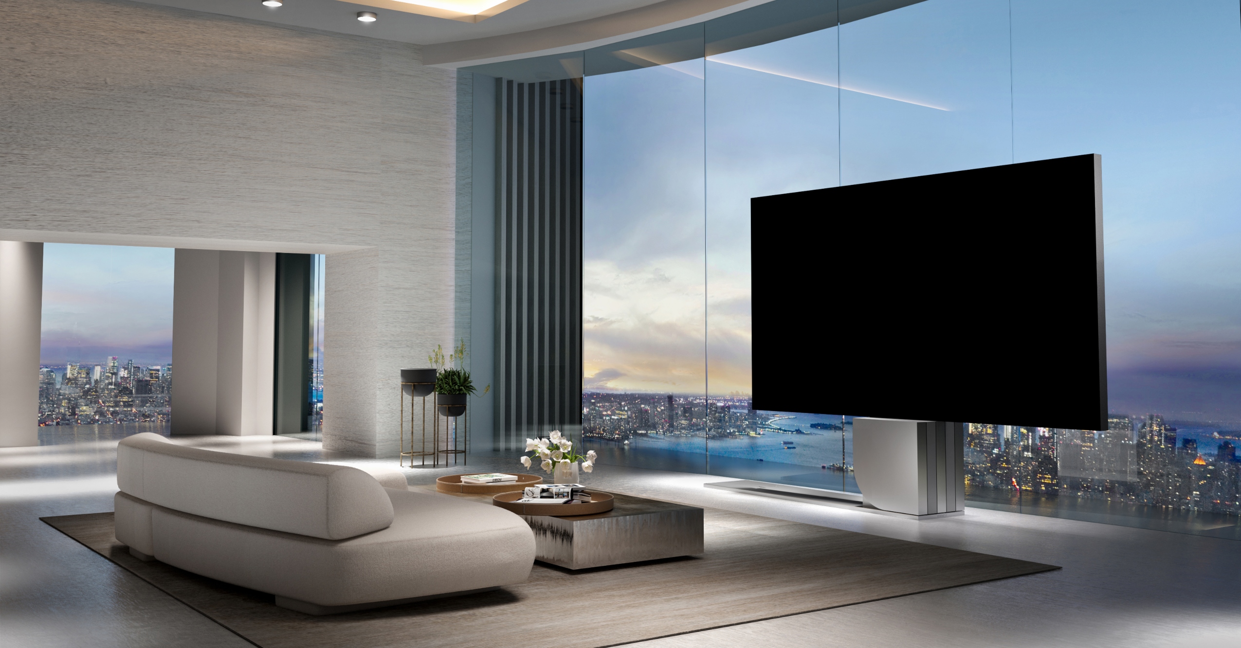 C Seed N1 Tv Feature C-Seed Debuts World'S First 137-Inch Folding Tv