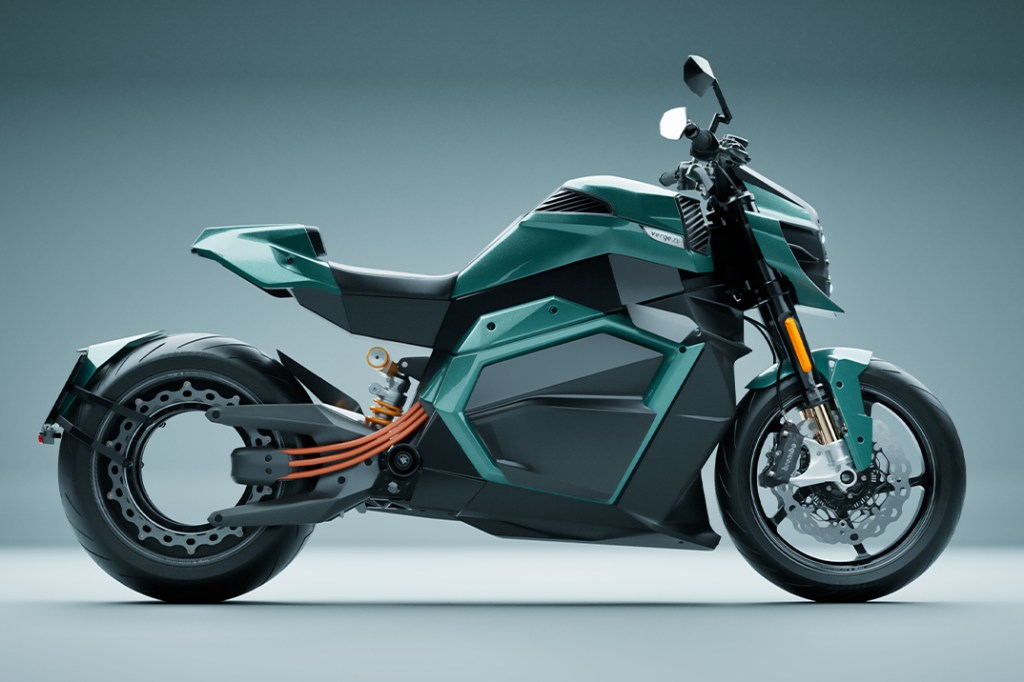 The TS Ultra Is An Electric Superbike Equipped With AI, Cameras And Radar