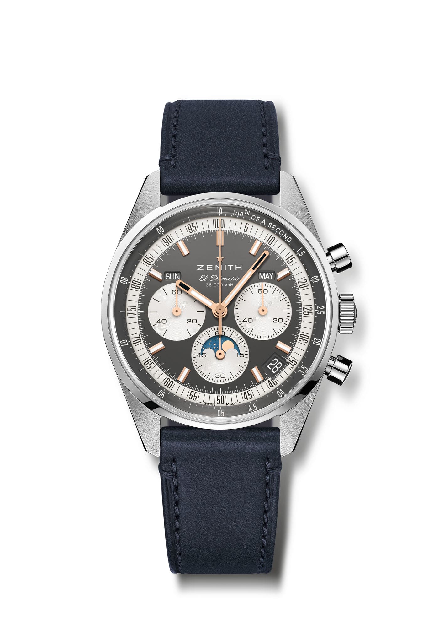 Zenith Upgrades Chronomaster Original Triple Calendar Watch Maxim
