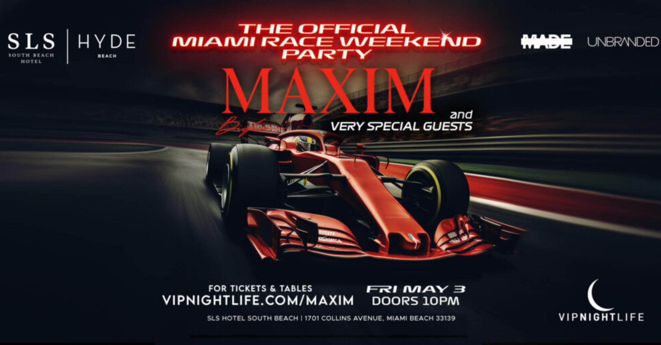 How To Get Tickets For Maxim’s Official Miami Race Weekend Party