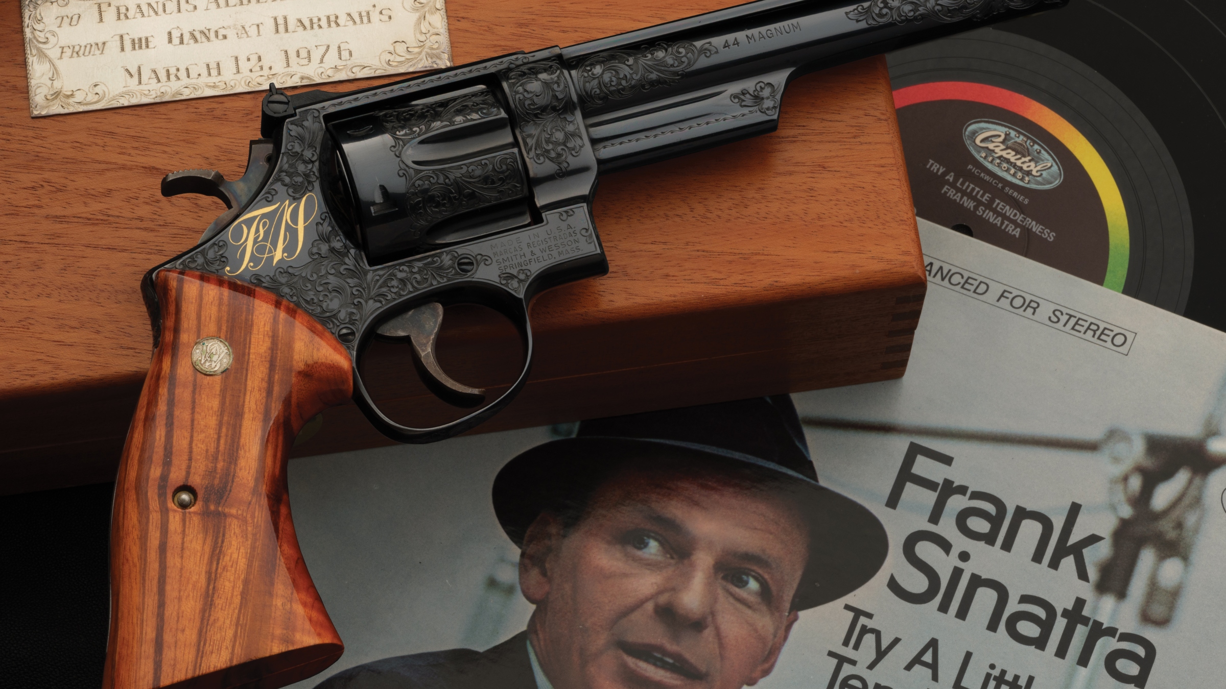 Frank Sinatra's Engraved Smith & Wesson .44 Magnum Can Now Be