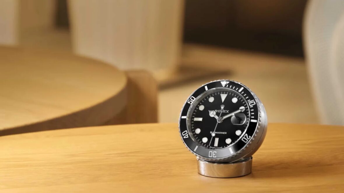 ROLEX SUBMARINER 掛時計 You Can Now Buy An Authorized Rolex Submariner Date Desk Clock - Maxim