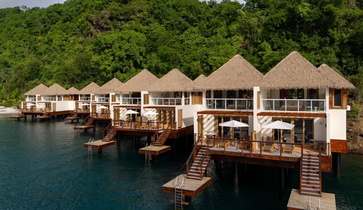 Check Into The Only Overwater Bungalows In St. Vincent & The Grenadines