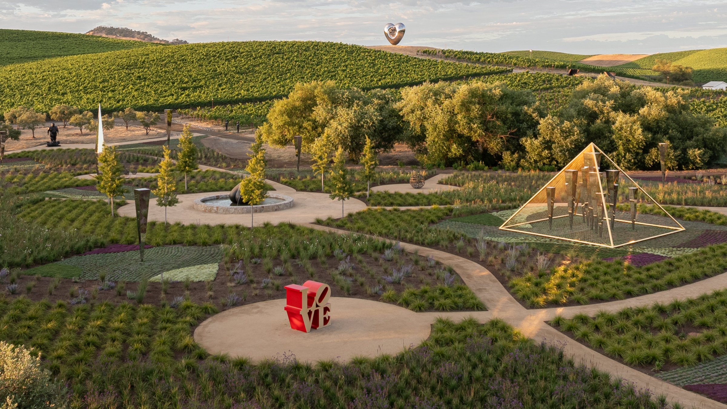 This Sonoma County Vineyard's Sculpture Garden Features World
