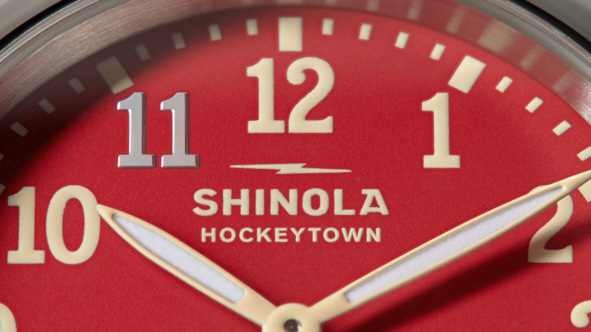 Shinola Celebrates 100 Years Of ‘Hockeytown’ With Detroit Red Wings-Inspired Timepiece