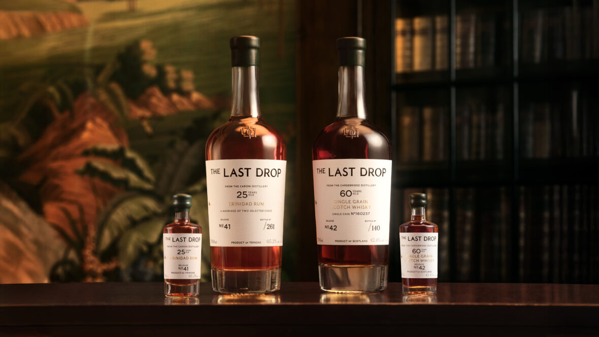 The Last Drop Releases 60-Year-Old Single Grain Scotch & 25-Year-Old Trinidadian Rum