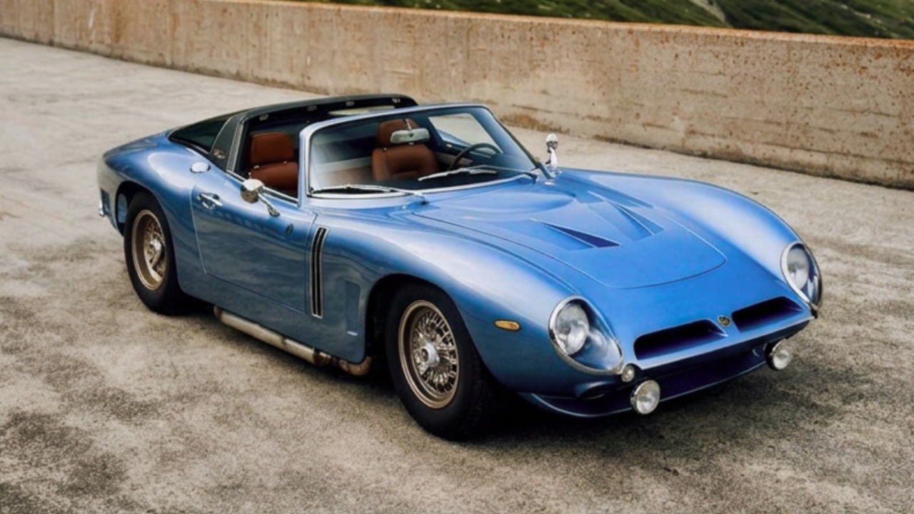 Legenda se vrací: Bizzarini roadster v retro stylu jako sen automobilového designu